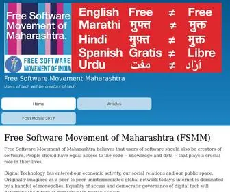 FSMM.in(Free Software Movement of Maharashtra (FSMM)) Screenshot