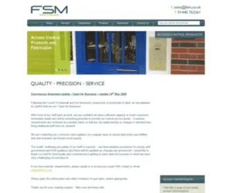 FSmmanufacturing.co.uk(FSM Manufacturing) Screenshot