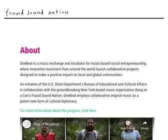 FSN-Apply.org(Found Sound Nation) Screenshot