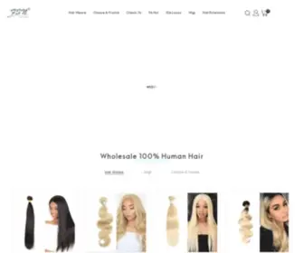 FSnhair.com(Wholesale virgin hair at . FSN hair best hair factory) Screenshot