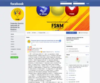 FSNM.md(Federația Sportivă Națională de Minifotbal din Moldova) Screenshot