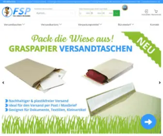 FSP-Online.com(Kartons Verpackungsmaterial Versandtaschen) Screenshot