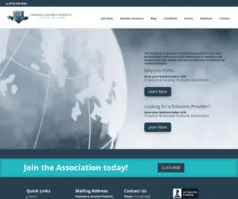 Fspa1.com(Financial & Security Products Association) Screenshot