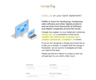 FSPRG.uk(Consumer Support) Screenshot