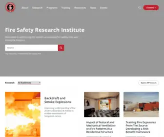 Fsri.org(Fire Safety Research Institute) Screenshot