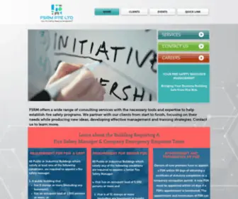 FSRM.com.sg(Fire Safety Manager Services) Screenshot