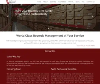 FSRMS.com(Records Management Consultancy & Document Digitisation Surat) Screenshot