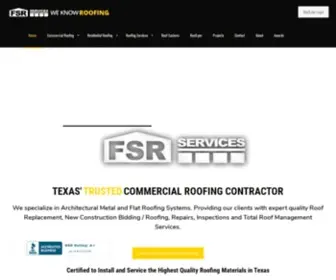 FSrservices.com(Commercial Roofing Houston) Screenshot