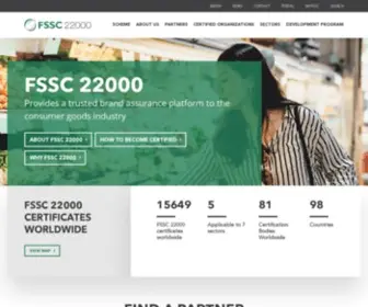 FSSC22000.com(FSSCFSSC 22000) Screenshot