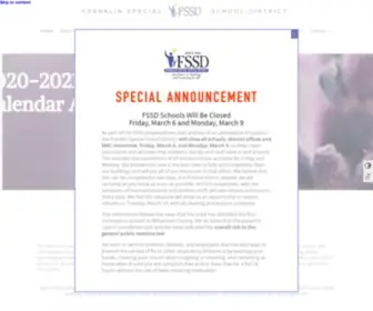 FSSD.org(The Franklin Special School District) Screenshot
