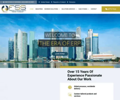 FSSGlobal.com(FSS Global I Financial Services) Screenshot