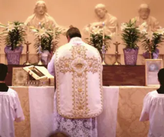 FSSP-Holycross.org(An FSSP Apostolate) Screenshot