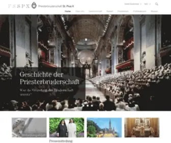 FSSPX.de(Distrikt Deutschland) Screenshot