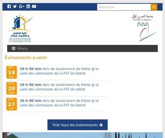FSTS.ac.ma(Faculté) Screenshot