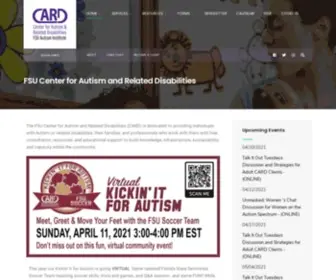 Fsucard.com(FSU Center for Autism and Related Disabilities) Screenshot