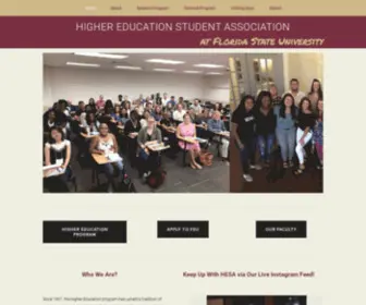 Fsuhesa.org(Higher Education Student Association) Screenshot