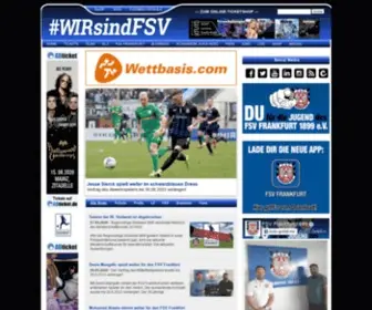 FSV-Frankfurt.de(Home ) Screenshot