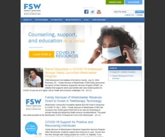 FSW.org(Family Services of Westchester) Screenshot