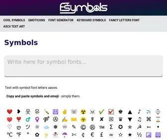 FSYmbols.org(Symbols) Screenshot