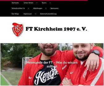 FT-HD-Kirchheim.de(Freie Turner Kirchheim 1907 e.V) Screenshot