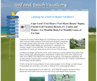 FT-Myers-Naples-FL-Golf-Vacations.com(Cape Coral) Screenshot