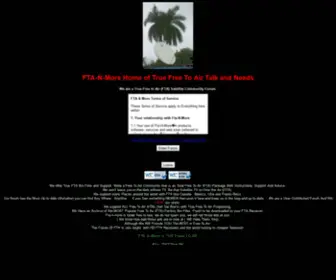 Fta-N-More.net(More Home of True FTA Talk and Needs) Screenshot