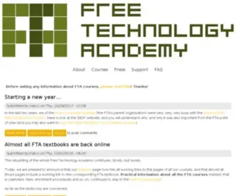 Ftacademy.org(Free Technology Academy) Screenshot