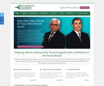 Ftaminc.com(Fee-Only Fiduciary Advisor in the Greater Washington DC Area) Screenshot