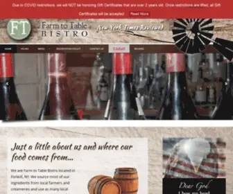 Ftbistro.com(Fishkill NY Restaurant) Screenshot