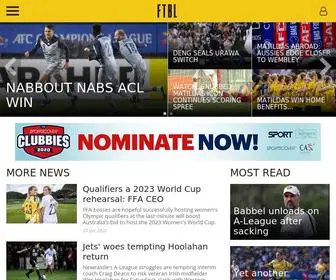 FTBL.com.au(The home of football in Australia) Screenshot