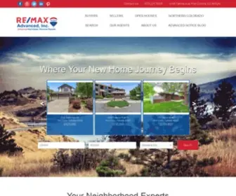 Ftcollinshomes.com(RE/MAX Advanced) Screenshot