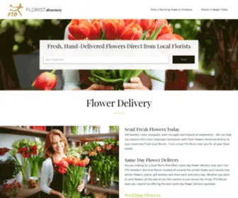 FTDflorists.com(FTD Florist Directory) Screenshot