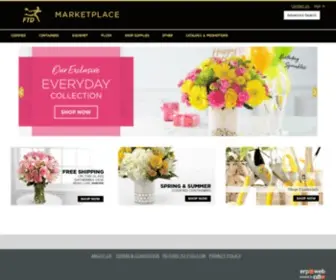 Ftdimarketplace.com(FTD Marketplace Online Store) Screenshot