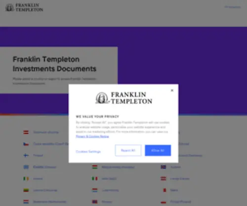 Ftidocuments.com(Franklin Templeton Investments Documents) Screenshot