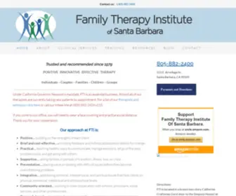 Ftisb.org(Family Therapy Institute of Santa Barbara) Screenshot