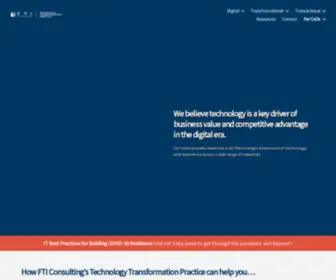 Ftittp.com(FTI Consulting's Technology Transformation Practice) Screenshot