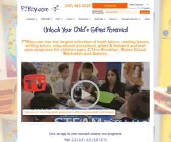 FTKNY.com(STEAM Preschool & Summer Camp in NYC) Screenshot