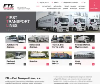 FTL.cz(Autobusová a kamiónová doprava) Screenshot