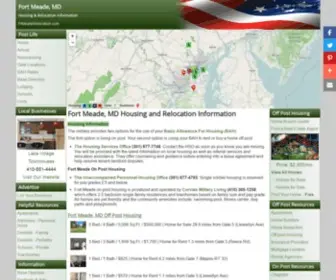 Ftmeaderelocation.com(Fort Meade) Screenshot