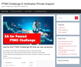 Ftmochallenge.co.uk(Use for the FTMO Challenge EA that we use ourselves) Screenshot