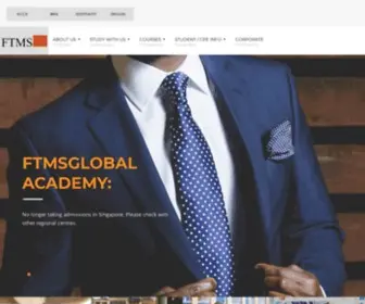 FTMSglobal.edu.sg(FTMS specializes in Professional Accounting & Finance Programs) Screenshot