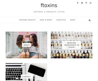 Ftoxins.com(Natural & Organic Living) Screenshot
