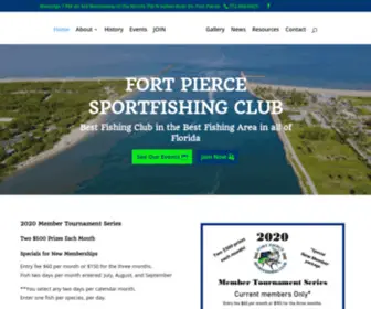 Ftpiercesportfishingclub.com(Fort Pierce Sportfishing Club) Screenshot