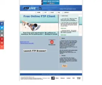 FTplive.com(Free Online FTP from) Screenshot