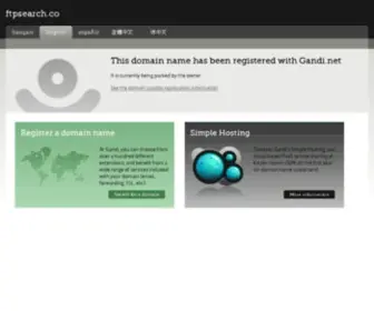 FTpsearch.co(The FTP Search Company) Screenshot