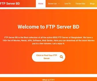 FTpserverbd.xyz(FTP Server BD) Screenshot