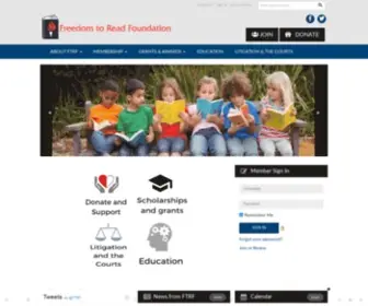 FTRF.org(Freedom to Read Foundation) Screenshot