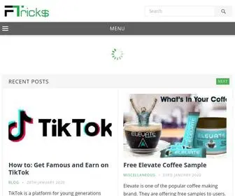 Ftricks.com(Earn With Us) Screenshot