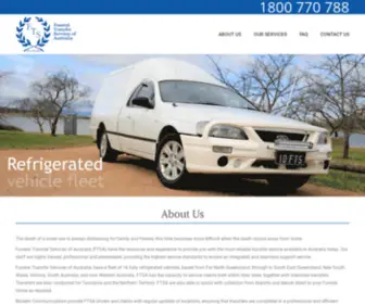 Ftsa.com.au(Funeral Transfer Services of Australia Pty Ltd (FTSA)) Screenshot