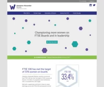 Ftsewomenleaders.com(FTSE Women Leaders) Screenshot